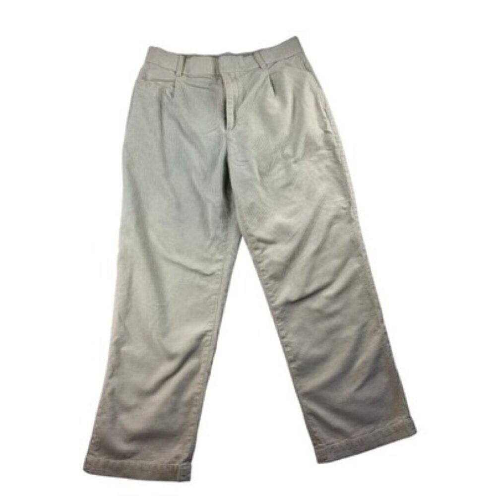 Uniqlo Mens Beige Corduroy Pants W 28-29 M Cotton Blend